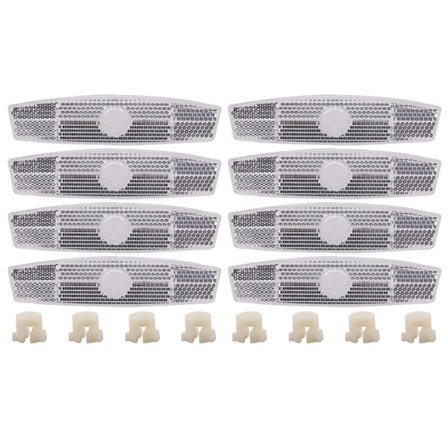 8 stk./sett Sykkel Refleks Sykkelhjul Eikereflekser for Terrengsykkel Landeveissykkel Sikkerhetsvarsling