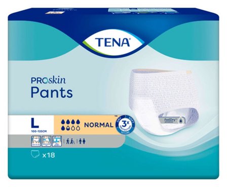 Tena Pants Normal buksebleie L 18 stk