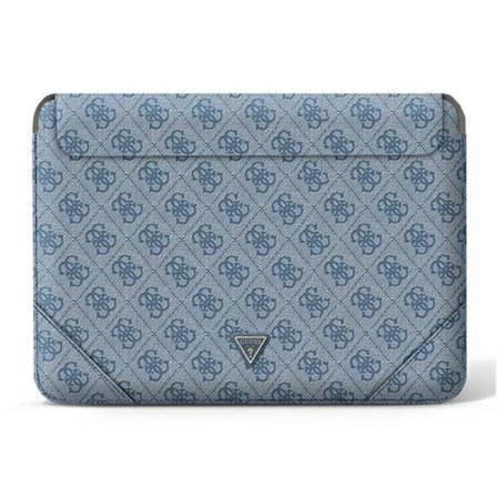 Guess Datorfodral 16'' Uptown Triangle Logo - Blå