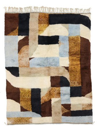 Hand Knotted Berber Moroccan - Mid Atlas 233X301