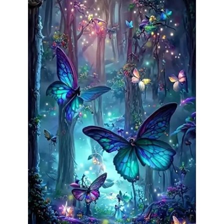 5D Diamant Maleri Landskab DIY Fuld Dækning Rhinestone Broderi - DW850