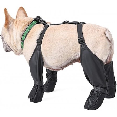 (Lisäremmeillä) Talviset koiran tossut, liukumattomat vedenpitävät koiran tossut