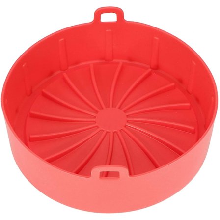 Airfryer Silikonform, Universell Airfryer-korg Slut med att rengöra korgen efter användning av Airfryer Air Fryers Ugnstillbehör Köksredskap ((r