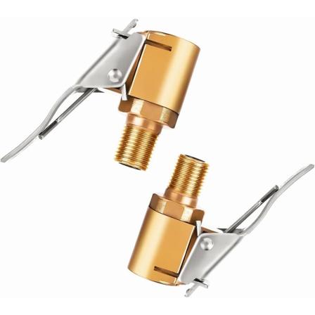 Bil Dækventil Adapter, 8mm Messingspids Pump Opblæsningsventil Cl DXGHC
