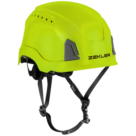 Zekler Zone Standard Hi-Vis Gul Vernehjelm med 12 ventilasjonshull Hi-Vis-gul, Hodebeskyttelse