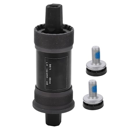 Mountainbike förseglad bottenfäste 68 mm stålaxel med skruv för fyrkantshålsvev122,5 mm/4,82 tum