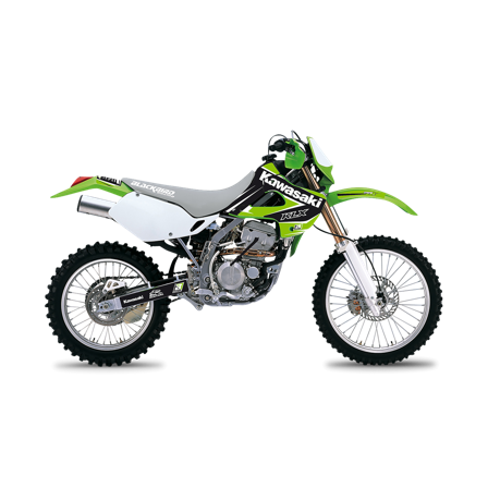 Kit Adesivi Blackbird Dream 4 Verde-Nero-Bianco - KTM 200 EXC 2001-2002