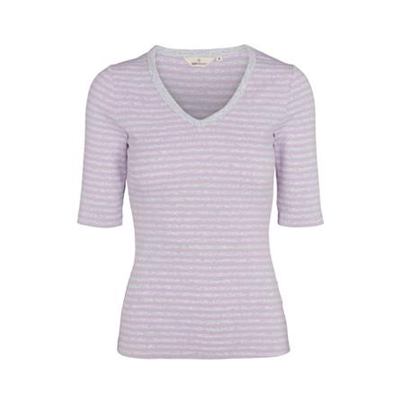 Basic Apparel Ludmilla V-Neck Grå, Dame T-shirts