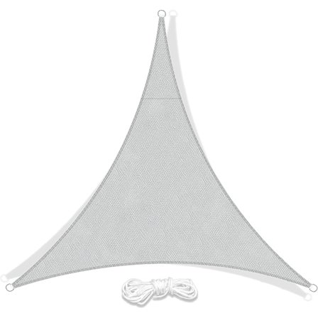 Triangulär skuggskydd Polyester Vattentät skugga tyg Anti UV f