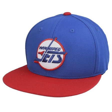 American Needle - NHL Modrá snapback Kšiltovka - Winnipeg Jets Archive 400 Royal/Red Snapback @ Hatstore
