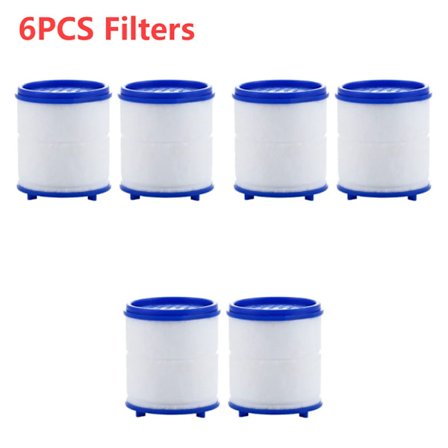 2-40st Kran Vattenfilter Element Tar Bort Klor Tungmetaller Filtrerade Duschhuvuden Bad Filtrering Renare Mjukgör Hårt Vatten