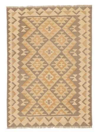 Ljus Nomad Kelim Matta 172X241 Orange/Brun Ull, Persien