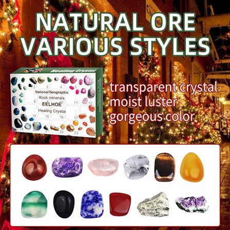 Christmas Countdown 24 Days Crystal Exemplar Collection Leksaker