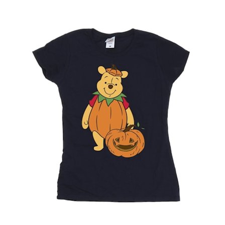 Nalle Puh Dam/Dam Pumpkin Bomull Halloween T-shirt