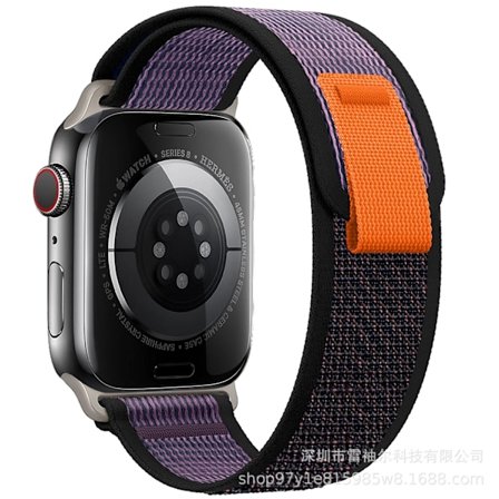 Klockarmband för Apple Watch iWatch 38/40/41mm svart pulver