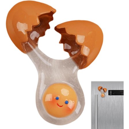 Kjøleskapsmagnet - 3D harpiks frysermagnet kjøleskap klistremerker - Kreativ magnetisk