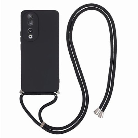 TPU Fiber Indvendig Beskyttelsescover Telefoncover Kompatibelt med Honor 90, med snor