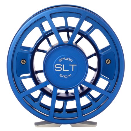 Bauer SLT Fly Reel - Blue & Silver #9/10/11
