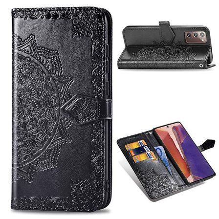 mandala Samsung Galaxy Note 20 5G / Note 20 flip fodral - svart