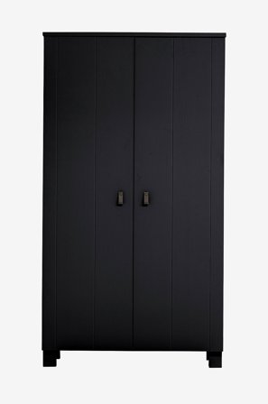 WOOOD - Garderobeskap Ties - Svart - Garderobeskap & klesskap - Fra Homeroom