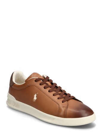 Polo Ralph Lauren Heritage Court Ii Leather Sneaker - Brown - 42.5