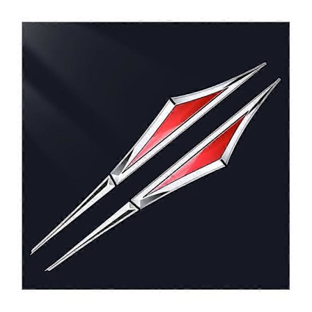 3D-autotarra OPEL Vauxhall Mokka X 20132018 -malleihin, metallikromi