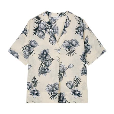 Marc O'Polo Bluse with a V-neckline inbo, Dame