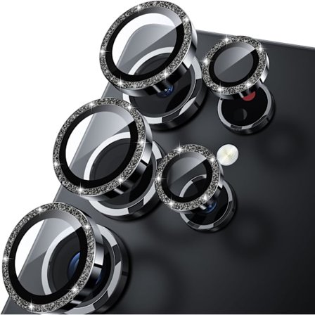 Samsung Galaxy S25 Ultra -kameran linssinsuojus – särkymätön Ultra HD 9H karkaistu lasinen kameran näytönsuoja metallirengassuojakalvo