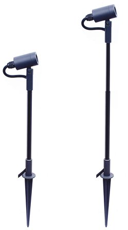 LightsOn Astro 5117 Puutarhavalaisin musta, 31-44 cm, 180 lm, 3 W, Valaistus
