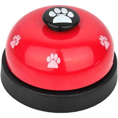 Hunde bjelle (rød) for dør trening, kjæledyr bjelle for hunder å ringe ut, kvalitet høy og skarp dør bjelle, kommunikasjonsenhet for valper og katter.