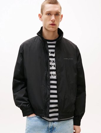 Tommy Jeans Tjm Lw Essential Jacket - Black - L