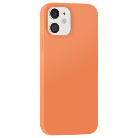 Cover til iPhone 12 / 12 Pro Farveudgave Skin i TPU med Blød Inderside Moxie Orange