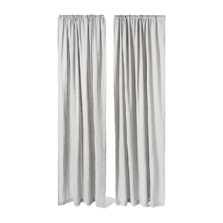 Åhléns Home Gardin SALLY 120x250 cm, 2-pack Gardiner Grå ONESIZE