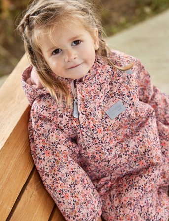 Minymo Snow Suit Aop - Pink - 80