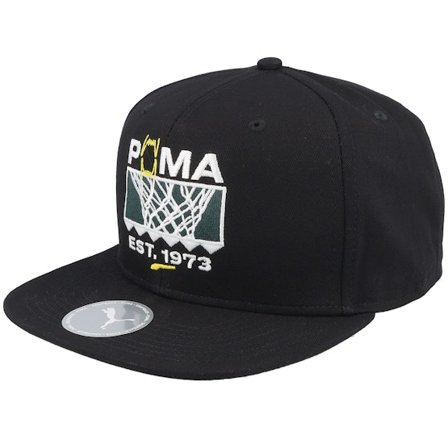 Puma - Black snapback Czapka Z Daszkiem - Basketball Pro Fb Cap Black Snapback @ Hatstore