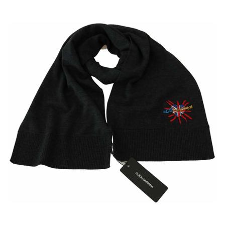 Dolce & Gabbana - Halsdukar - Grå - Herr - Storlek: One Size, Herr, Storlek: ONE SIZE