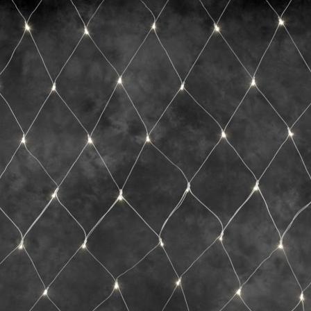 Konstsmide 4813-103 Lysslynge 31V, strømnettet, 104 LED, transparent kabel Varm hvit, Belysning