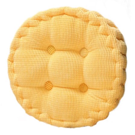 Stolepude, runde sædehynder til spisestuestole, komfortable polstrede stolehynder til hjemmekontor, terrasse, bil 40 cm