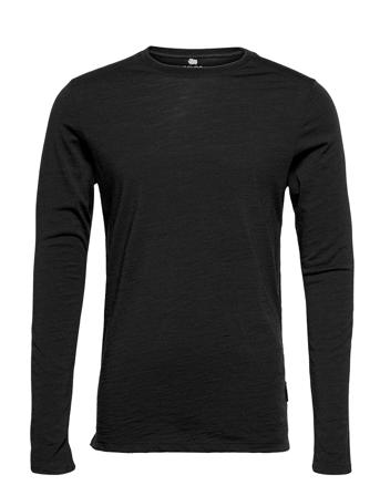 Dovre Wool Long Sleeved T-Shir Base Layer Tops Grå Dovre