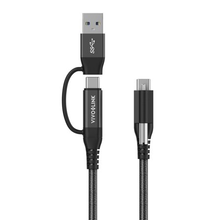 VIVOLINK USB-C Cable two in one 1,5m