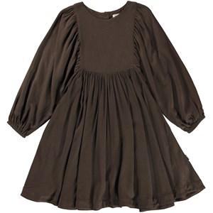 Molo Deep Oak Caly Dress 98/104 cm - Dresses - 98/104 cm - Brown - Mädchen