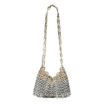 Paco Rabanne Shoulder Tass , Grijs , Dames , Maat: ONE Size Schoudertassen