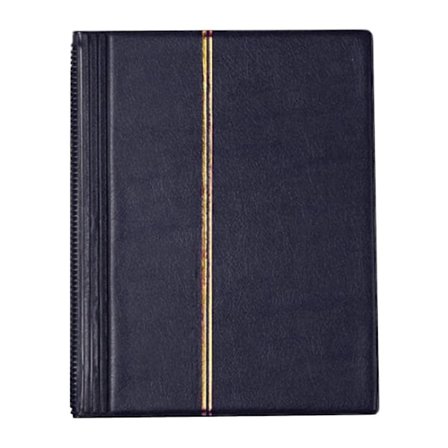 Nytt frimerkealbum 10 ark (20 sider) Forbruksartikler Visningsholder Venner Samler Blå Rask 2023-WELLNGS