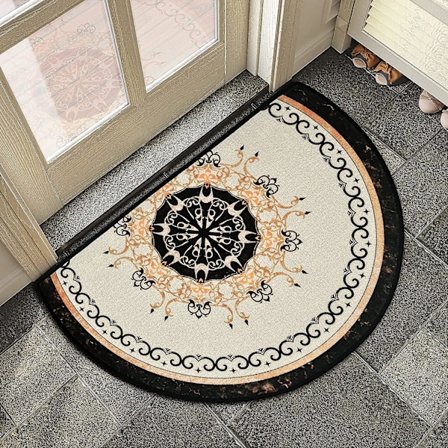 61 cm 88 cm Tervetuloa sisäänkäynnin sisäovi matto sisäpuolinen puoliympyrän lattia takaovi ulkoinen liukumaton pestävä retro imukykyinen geometrinen 