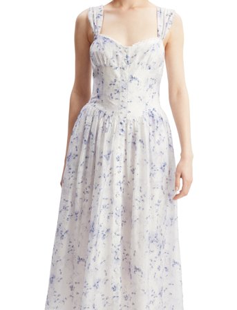 Bardot Malea Midi Dress - White - 34