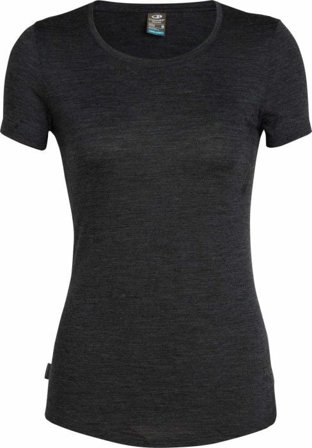 Icebreaker W's Sphere SS Low Crewe HTHR/Black