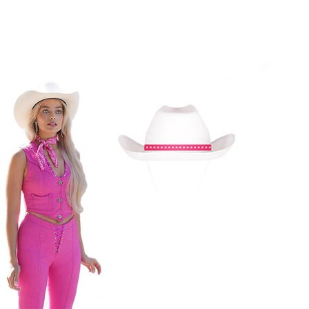 For Barbie Cowgirl Hat Pakke Spikrede Cowboy Western Party Hat Kostume Til Voksen Hat Party Tilbehør