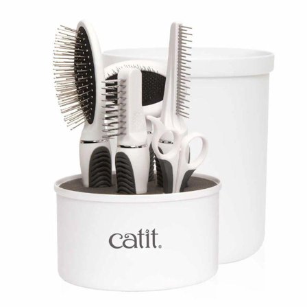 Catit Sett med Børster til Langhåret Katt