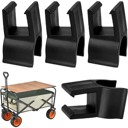 Tillbehör för hopfällbar vagn | Spänne för campingvagn, väderbeständigt tillbehör för trädgårds- och shoppingvagnar