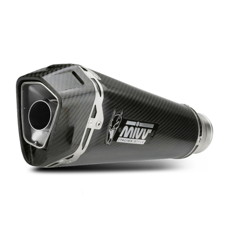 Silenciador Slip-On MIVV Delta Race Carbono